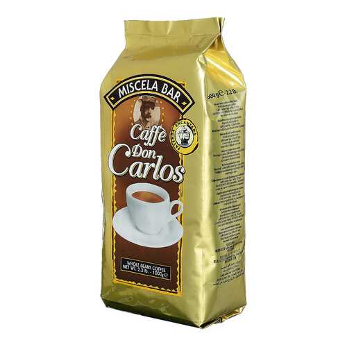 Кофе зерновой Carraro don Carlos 1 кг в Слата