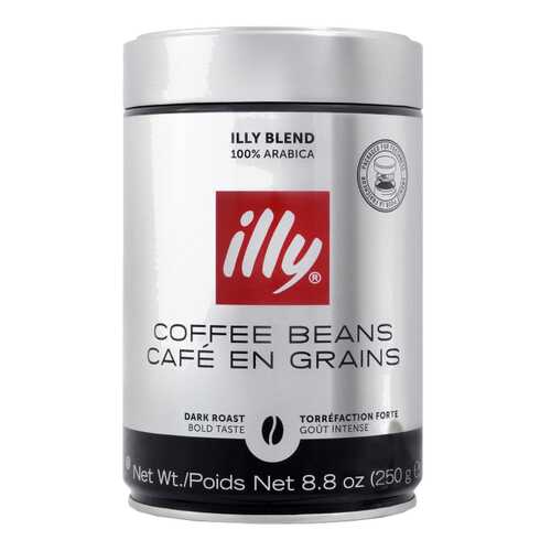 Кофе зерновой ILLY темной обжарки 250 г в Слата