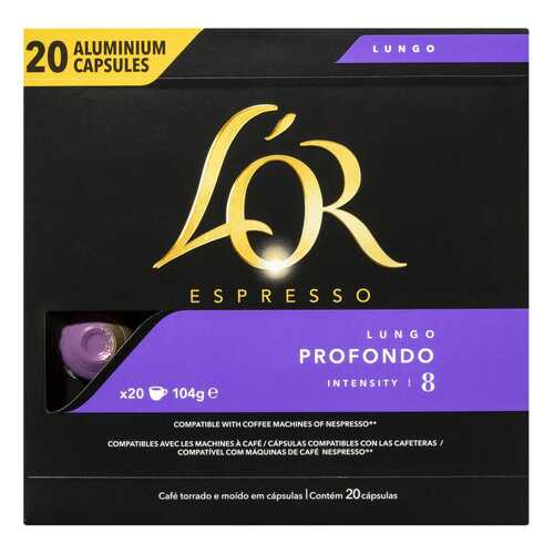 L'OR Espresso Lungo Profondo 20шт в Слата