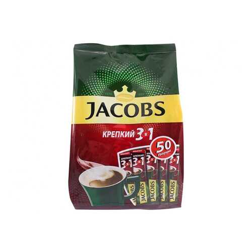 Напиток Jacobs крепкий 3в1 кофейный растворимый в пакетиках 50*12 г в Слата