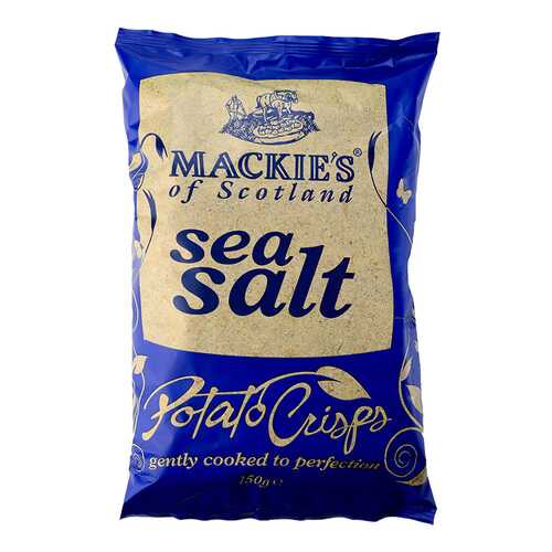 Чипсы картофельные Mackie's at Taypack с морской солью 150 г в Слата