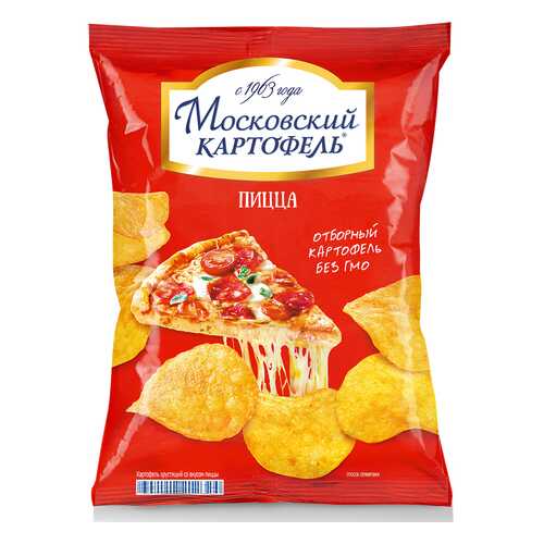 Чипсы картофельные Московский картофель пицца 150 г в Слата