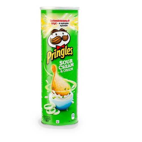 Чипсы картофельные Pringles со сметаной и луком 165 г Польша в Слата