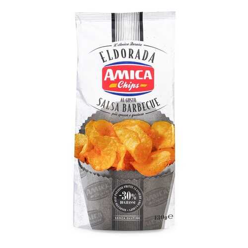 Чипсы картофельные с соусом барбекю обезжиренные, Eldorada Amica Chips, 130 г, Италия в Слата