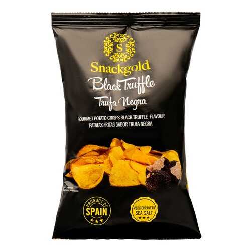 Чипсы картофельные со вкусом черного трюфеля Snackgold 125 г, Испания в Слата
