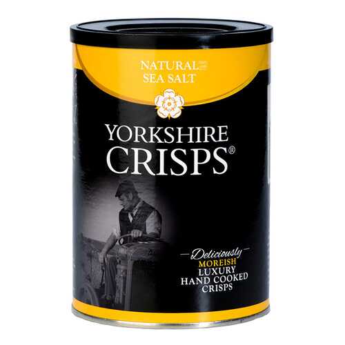Чипсы картофельные Yorkshire Crisps с морской солью 100 г в Слата