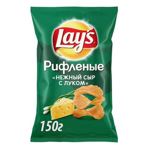 Картофельные чипсы Lay's нежный сыр с луком 150 г в Слата