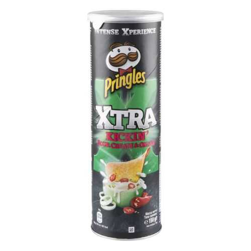 Картофельные чипсы Pringles хtra со вкусом сметаны и лука 150 г в Слата