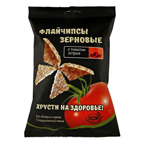 Флайчипсы зерновые с томатом острые 40 г в Слата