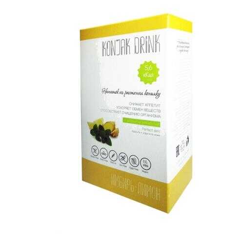 Десерт бескалорийный Konjak Drink имбирь лимон 133 г в Слата