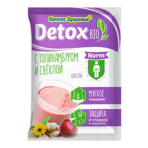 Кисель detox bio Norm С топинамбуром и свеклой Компас здоровья 25 г в Слата