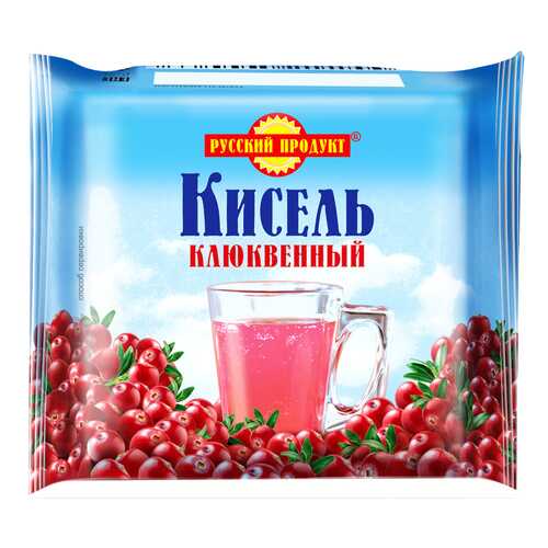 Кисель Русский продукт клюквенный брикет 220 г в Слата