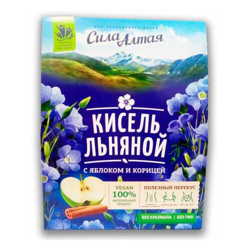 Кисель Специалист льняной с яблоком и корицей 150 г в Слата