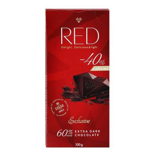 Шоколад Red Exclusive экстра темный какао 60% 100 г в Слата