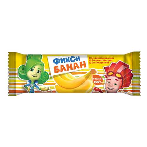 Батончик Фрутилад Фикси банан Фруктовая Энергия 30 г в Слата