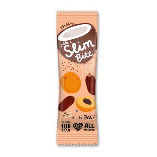 Батончик slim Bite фруктово-ореховый кокос 30 г в Слата