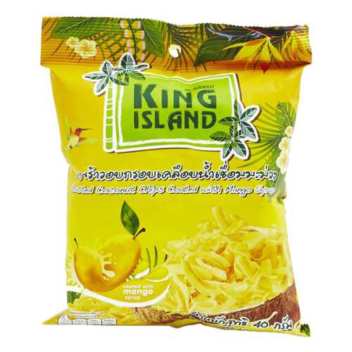 Кокосовые чипсы King Island с манго 40 г в Слата