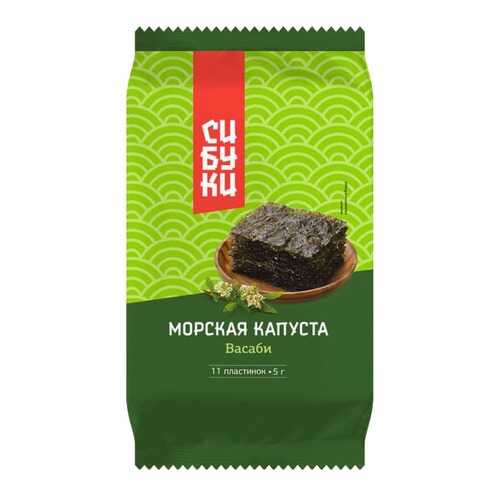 Морская капуста сушеная Сибуки васаби 5 г в Слата