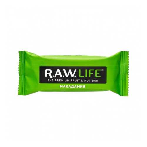 Орехово-фруктовый батончик R.A.W. LIFE макадамия 47 г в Слата