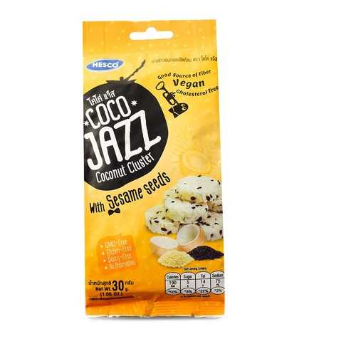 Снеки кокосовые Coco Jazz с кунжутом 30г Таиланд в Слата