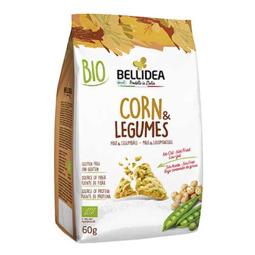 Снеки кукурузные Riso Scotti c бобами 60 г в Слата
