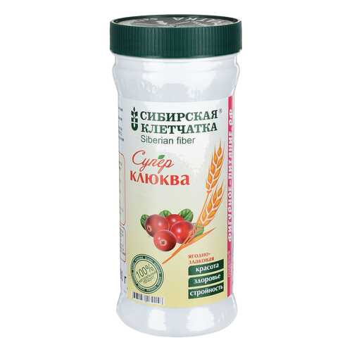Клетчатка Сибирская Клетчатка суперклюква 280 г в Слата