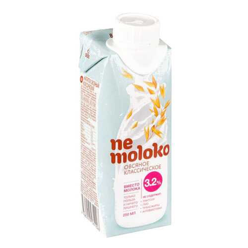Напиток Ne moloko овсяный классический 3.2% 250 мл в Слата