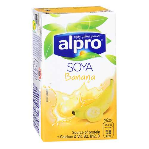 Напиток соево-банановый Alpro обогащенный кальцием и витаминами 0.25 л в Слата