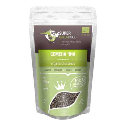 Семена чиа, 200 гр, Super Green Food в Слата