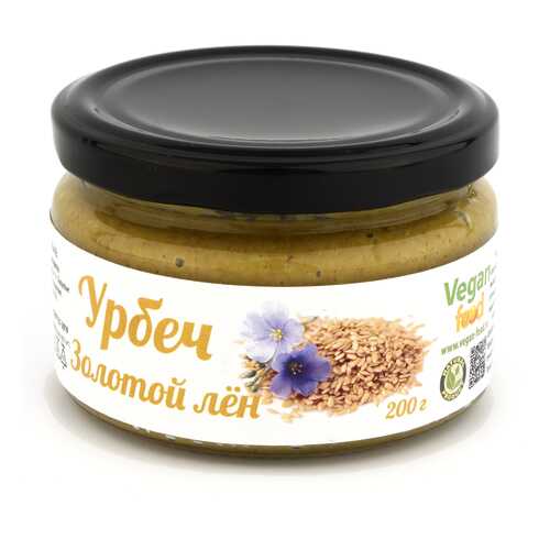 Урбеч Vegan-food из семян золотого льна 200 г в Слата