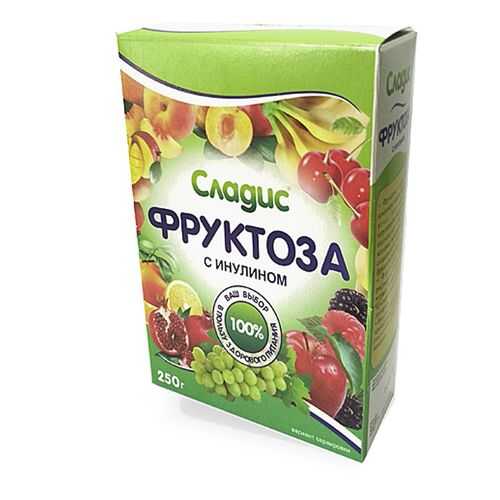 Фруктоза кристаллическая Cладис с инулином 250 г в Слата