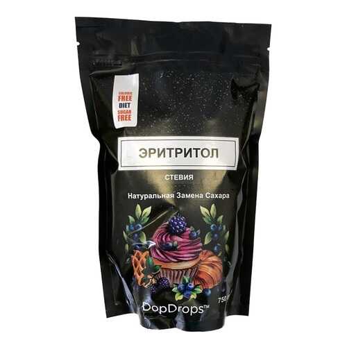 Сахарозаменитель DopDrops эритритол/стевия 1:1 750 г в Слата