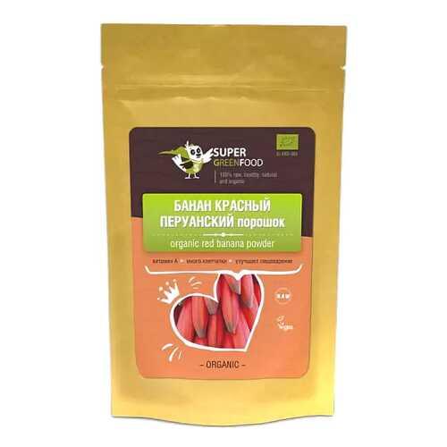 Банан красный Super Green Food перуанский 100 г в Слата