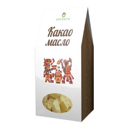 Какао масло Оргтиум горячего первого отжима 100 г в Слата