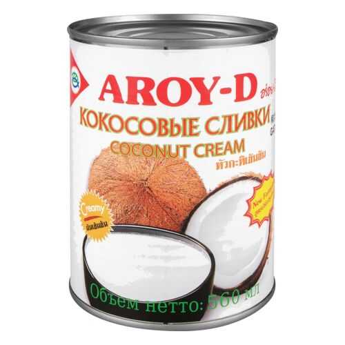 Кокосовые сливки Aroy-D 20-22% 560 мл в Слата
