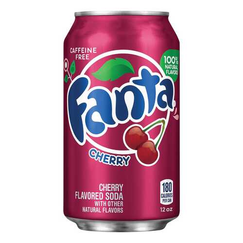 Напиток Fanta cherry жестяная банка 0.36 л в Слата