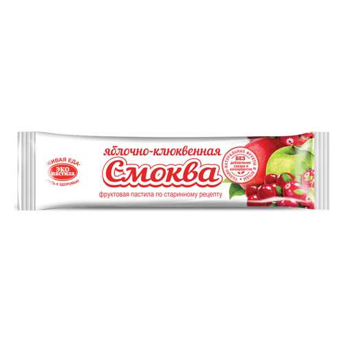 Пастила Смоква фруктовая яблочно-клюквенная 30 г в Слата