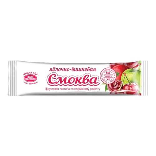 Пастила Смоква фруктовая яблочно-вишневая 30 г в Слата