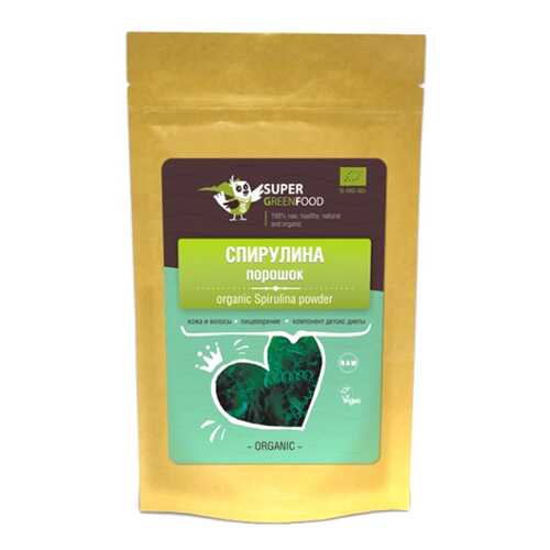 Спирулина Super Green Food порошок 100 г в Слата