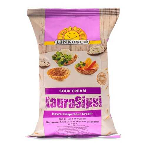 Хлебцы Linkosuo овсяные со вкусом сметаны и лука 120г Финляндия в Слата