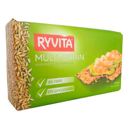 Хлебцы Ryvita Многозерновые из цельного зерна multi-grain 12 штук в Слата