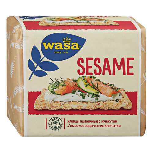 Хлебцы Wasa Sesame пшеничные с кунжутом 200 г в Слата