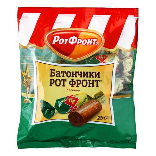 Батончики Рот Фронт с орехом 250 г в Слата