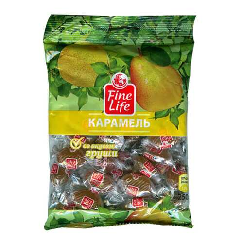 Карамель Fine Life леденцовая со вкусом груши 250 г в Слата