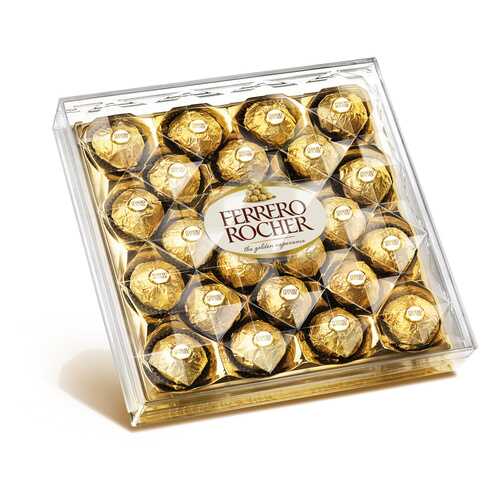 Конфеты Ferrero Rocher хрустящие с лесным орехом 300 г в Слата