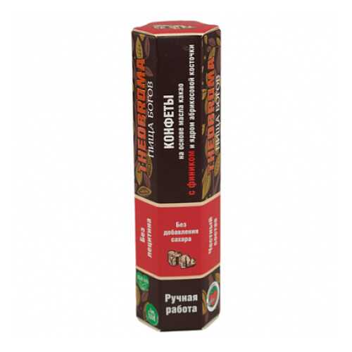 Конфеты Финик с ядром абрикосовой косточки Theobroma Пища Богов 60 г в Слата
