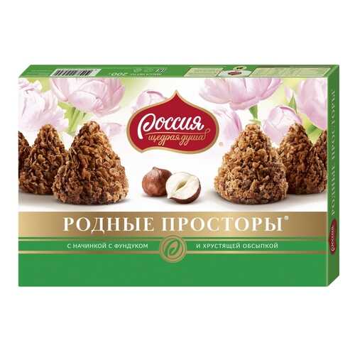 Набор конфет родные просторы Россия - щедрая душа с фундуком 200 г в Слата