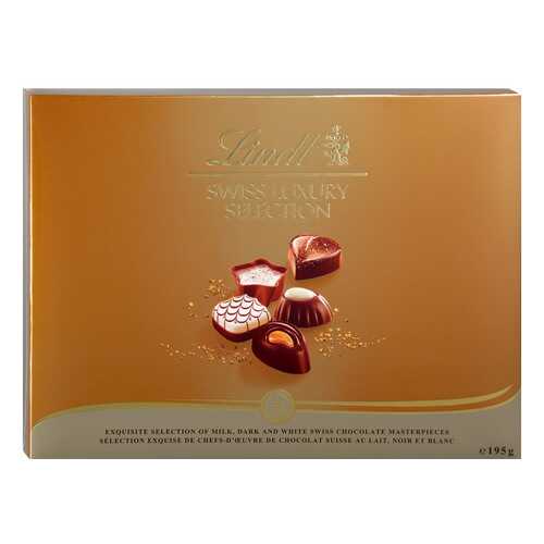 Набор шоколадных конфет Lindt Swiss Luxury ассорти 195 г в Слата