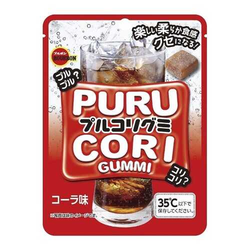 Мармелад жевательный Bourbon Puru Cori со вкусом колы 50 г в Слата