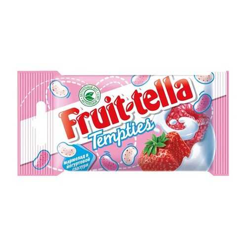 Мармелад жевательный Fruit-tella tempties в йогуртовой глазури 35 г в Слата